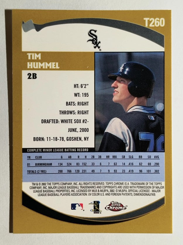 2002 Topps Chrome Traded #T260 Tim Hummel RC