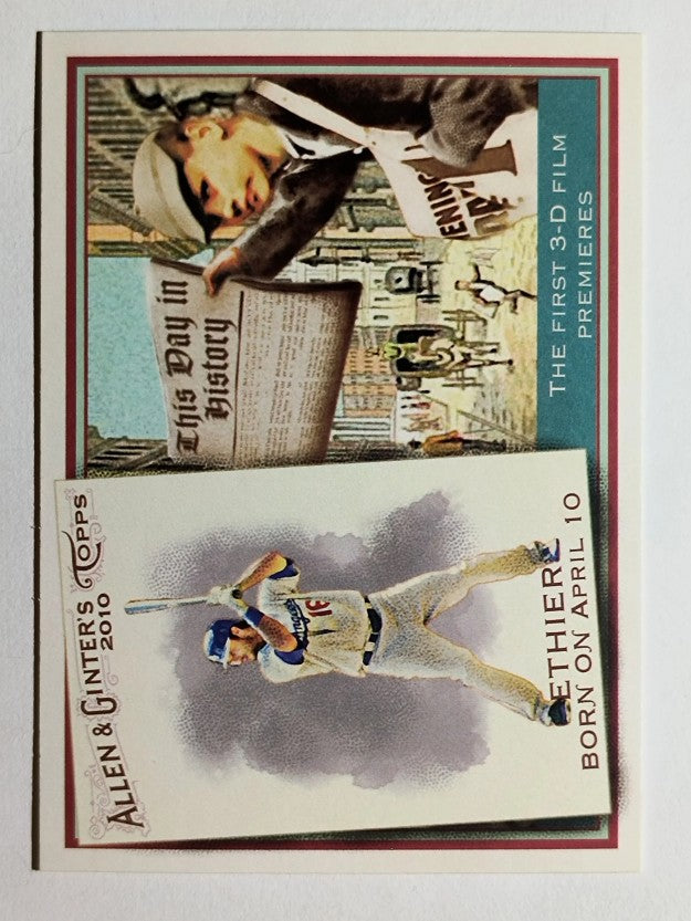 2010 Topps Allen and Ginter This Day in History #TDH12 Andre Ethier