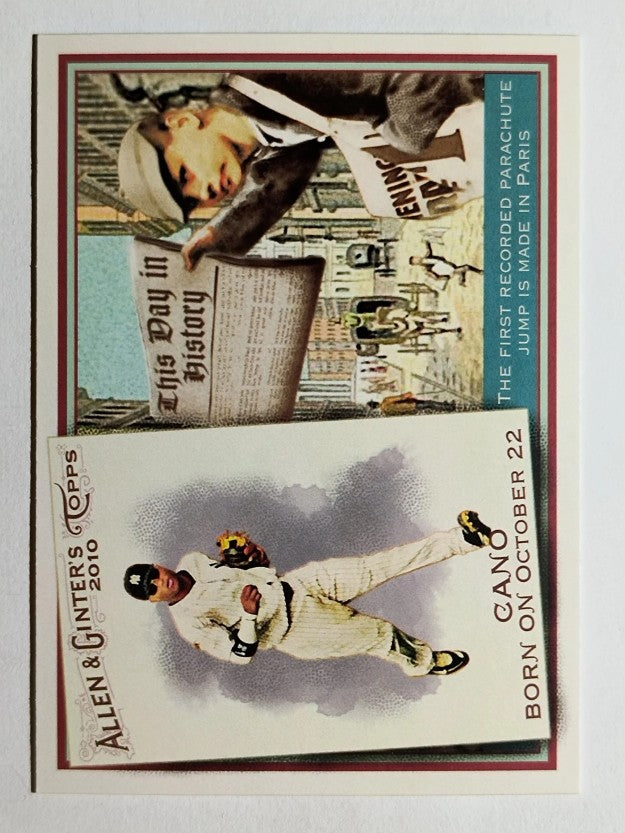 2010 Topps Allen and Ginter This Day in History #TDH19 Robinson Cano