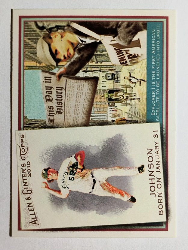 2010 Topps Allen and Ginter This Day in History #TDH35 Josh Johnson