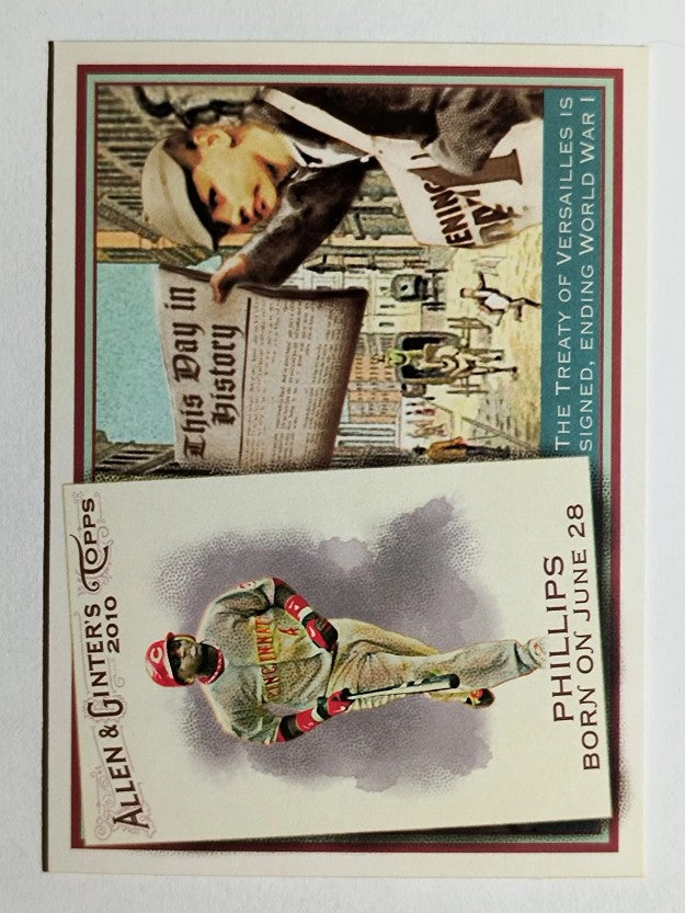 2010 Topps Allen and Ginter This Day in History #TDH47 Brandon Phillips