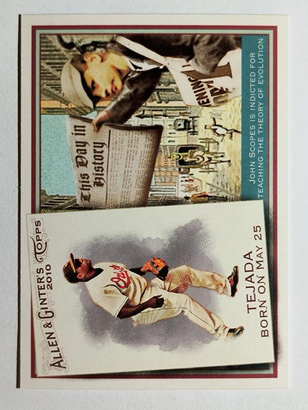 2010 Topps Allen and Ginter This Day in History #TDH57 Miguel Tejada