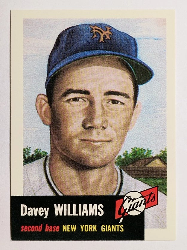 1991 Topps Archives '53 #120 Davey Williams