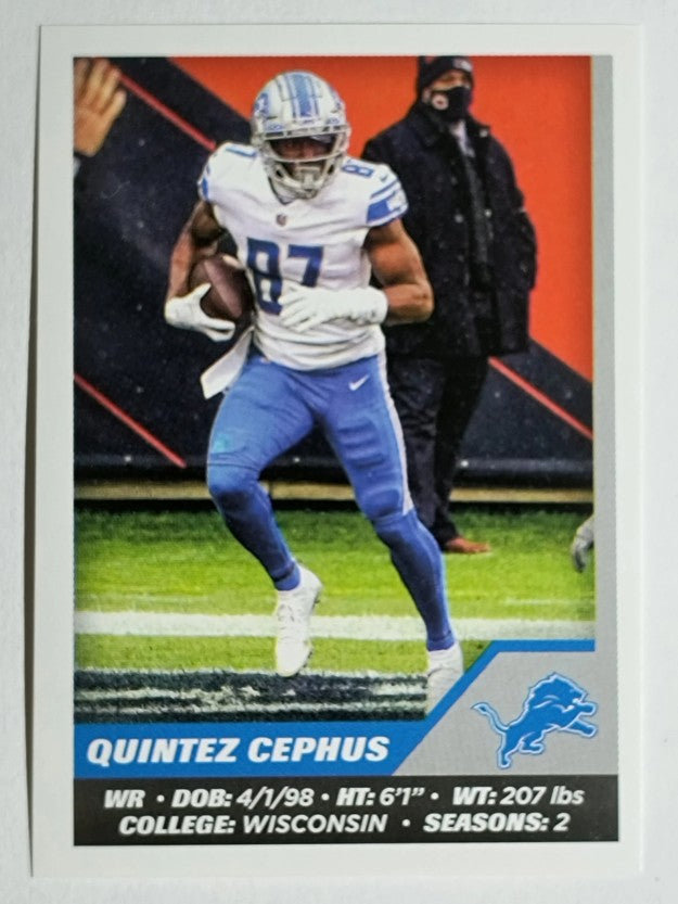 2021 Panini Stickers #383 Quintez Cephus