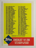 1991 Topps Archives '53 #336 Checklist 141-280