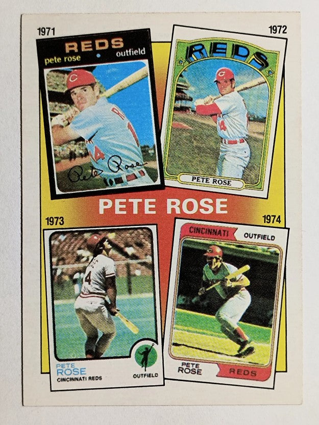 1986 Topps #4 Pete Rose Special: '71-'74