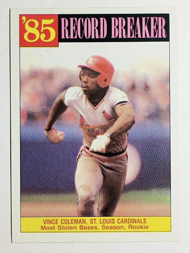 1986 Topps #201 Vince Coleman RB