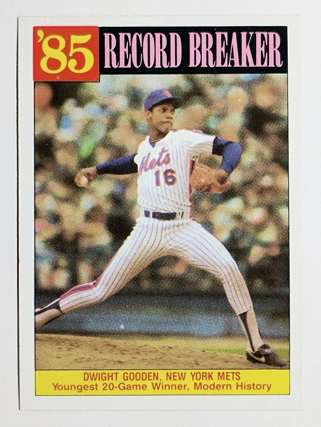 1986 Topps #202 Dwight Gooden RB
