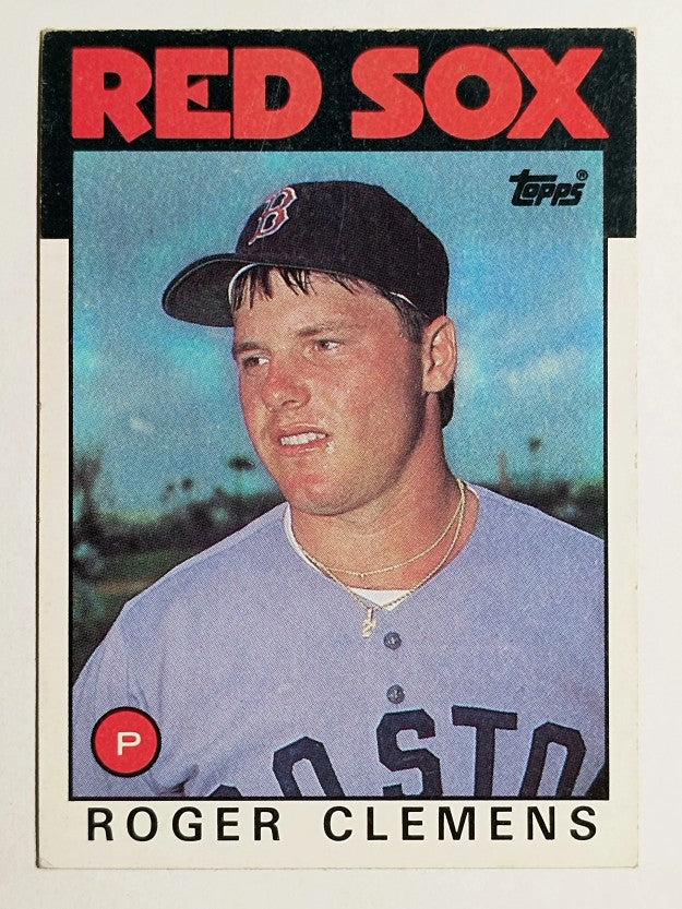1986 Topps #661 Roger Clemens (EX)