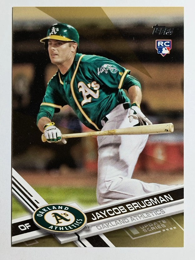 2017 Topps Update Gold #US187 Jaycob Brugman (NM)