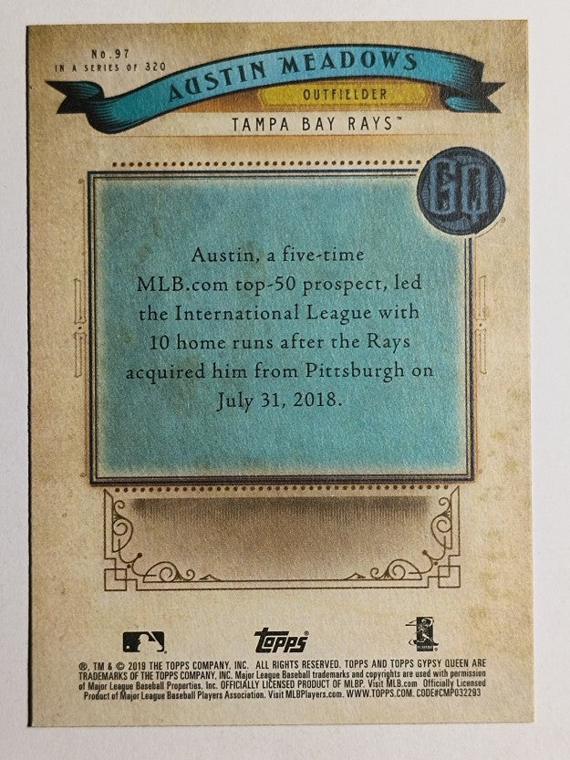 2019 Topps Gypsy Queen #97 Austin Meadows