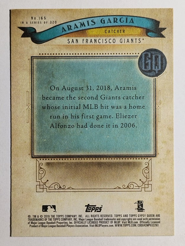 2019 Topps Gypsy Queen #165 Aramis Garcia RC