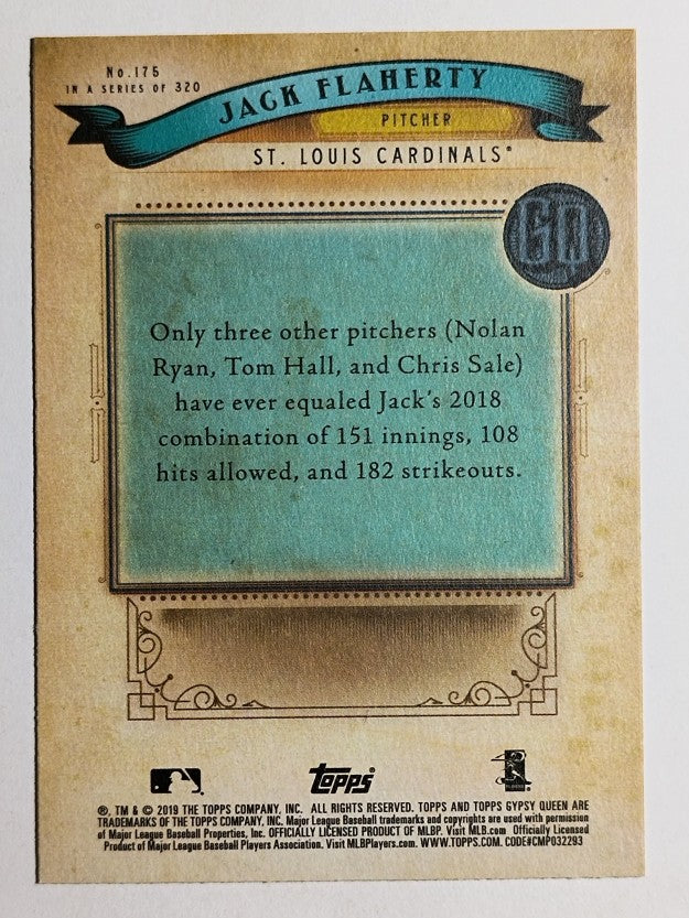 2019 Topps Gypsy Queen #175 Jack Flaherty