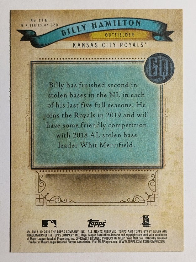 2019 Topps Gypsy Queen #226 Billy Hamilton