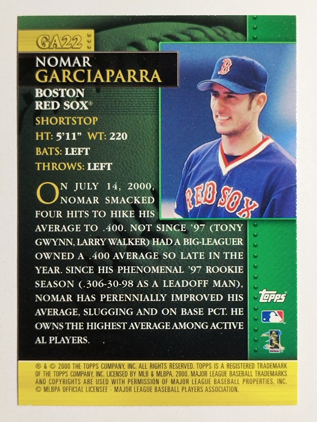 2001 Topps Golden Anniversary #GA22 Nomar Garciaparra (NM)
