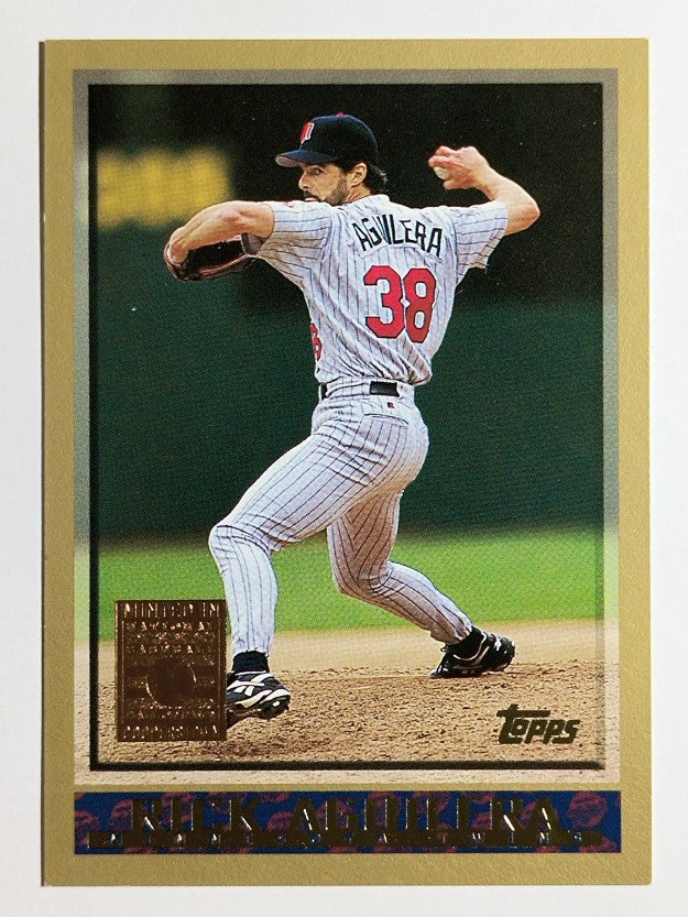 1998 Topps Minted in Cooperstown #95 Rick Aguilera (NM)