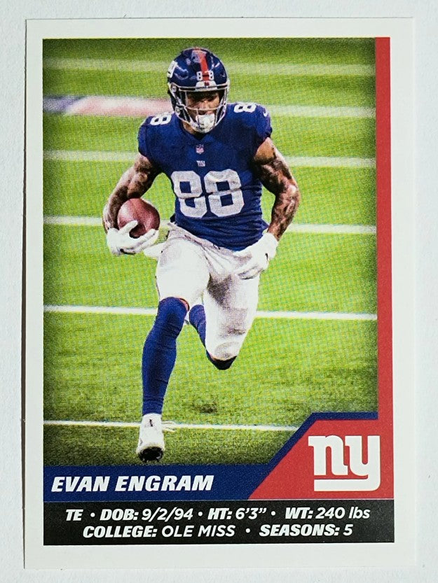 2021 Panini Stickers #321 Evan Engram