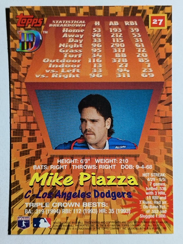 1995 Topps D3 #27 Mike Piazza
