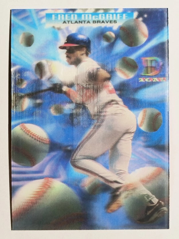 1995 Topps D3 Zone #4 Fred McGriff
