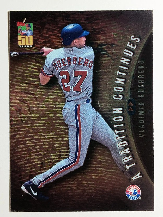 2001 Topps A Tradition Continues #TRC21 Vladimir Guerrero (NM)