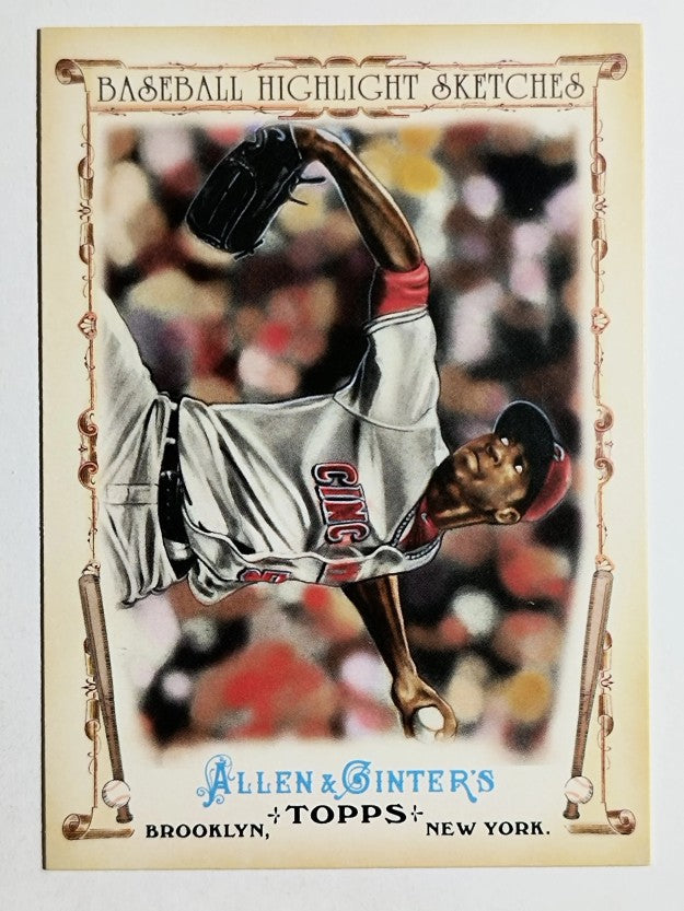 2011 Topps Allen and Ginter Baseball Highlight Sketches Aroldis Chapman (NM)