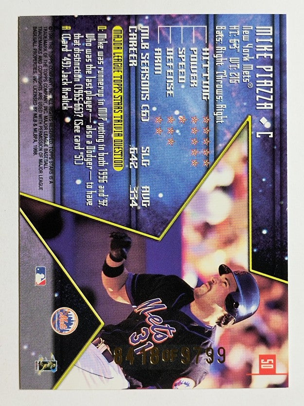 1998 Topps Stars Bronze #50 Mike Piazza