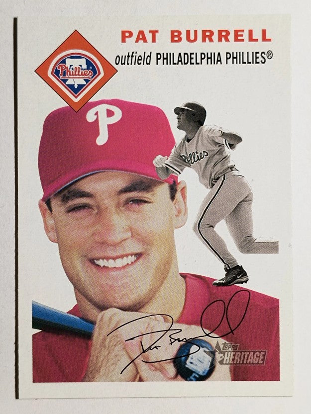 2003 Topps Heritage #11A Pat Burrell New Logo