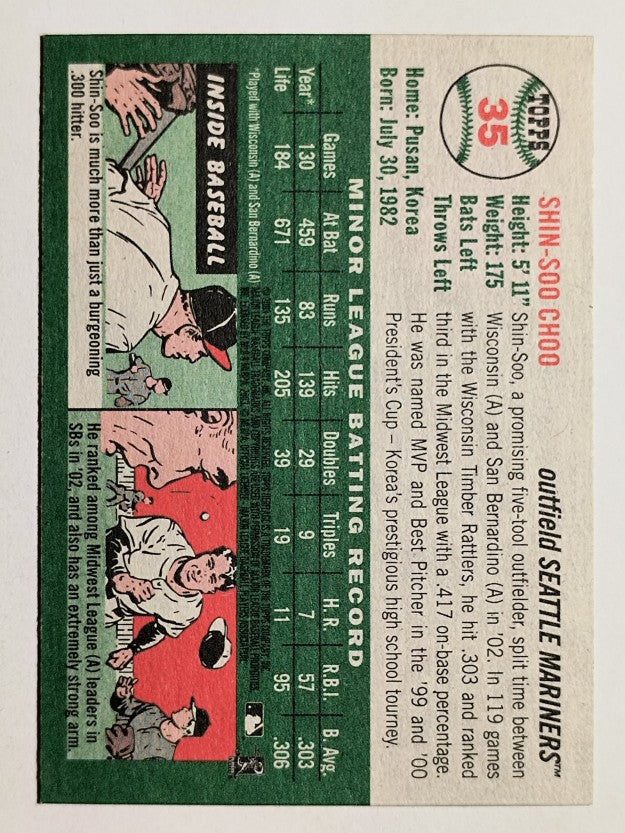 2003 Topps Heritage #35 Shin-Soo Choo