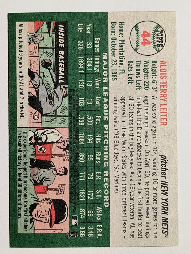 2003 Topps Heritage #44 Al Leiter
