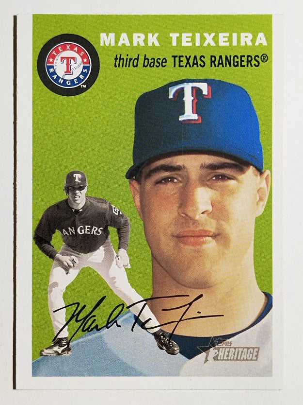 2003 Topps Heritage #95 Mark Teixeira