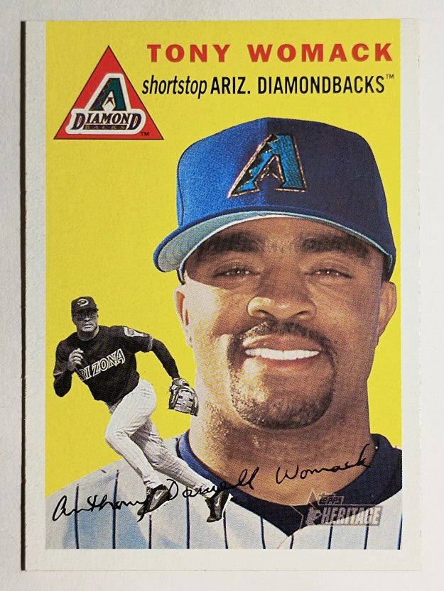 2003 Topps Heritage #209 Tony Womack