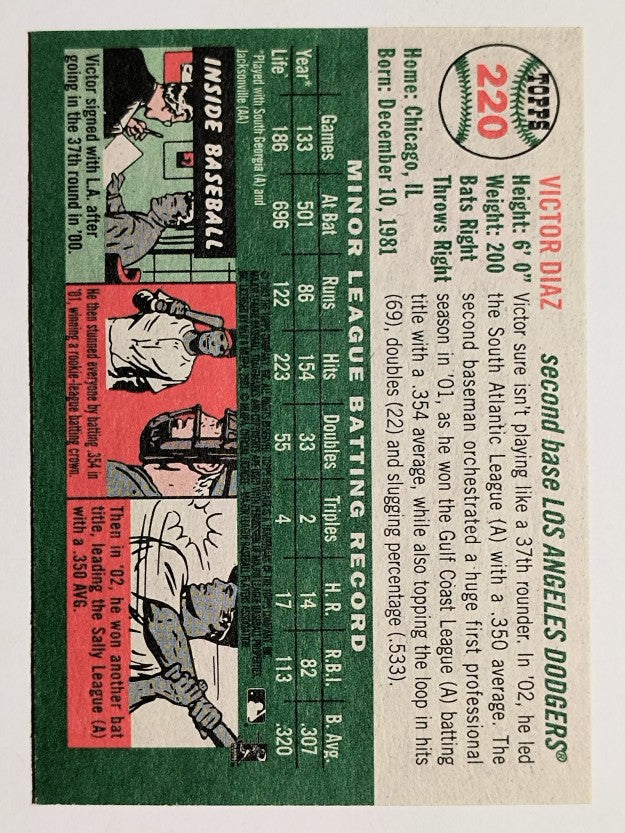 2003 Topps Heritage #220 Victor Diaz
