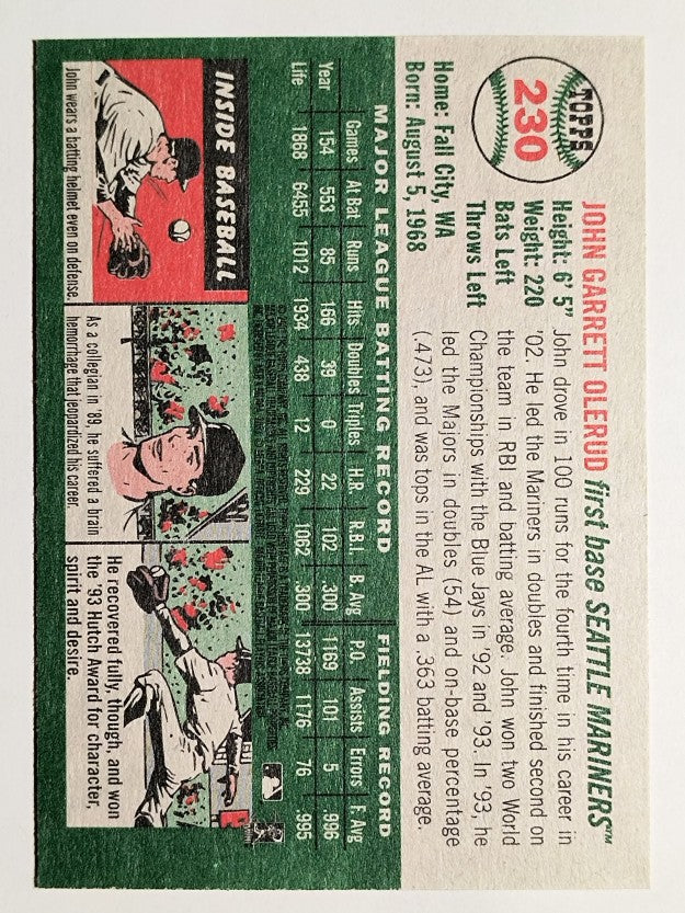 2003 Topps Heritage #230 John Olerud