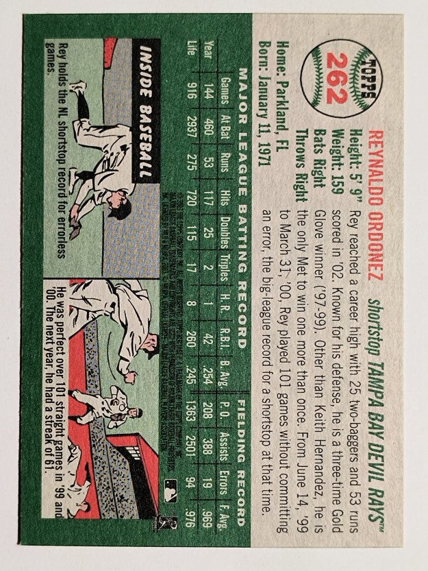 2003 Topps Heritage #262 Rey Ordonez