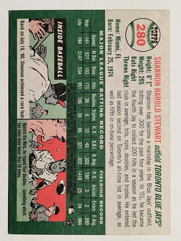 2003 Topps Heritage #280 Shannon Stewart