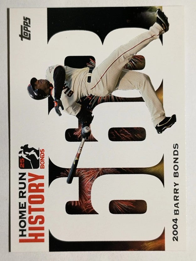 2005 Topps Barry Bonds Home Run History #668 Barry Bonds HR668