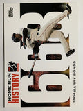 2005 Topps Barry Bonds Home Run History #668 Barry Bonds HR668