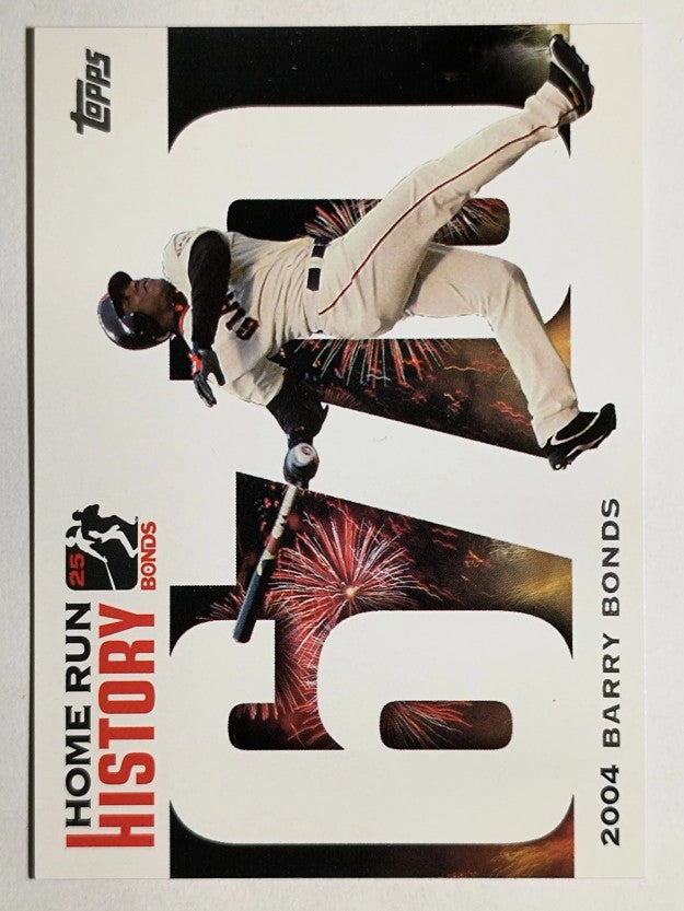 2005 Topps Barry Bonds Home Run History #670 Barry Bonds HR670