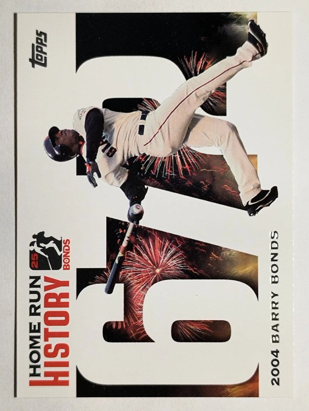2005 Topps Barry Bonds Home Run History #672 Barry Bonds HR672