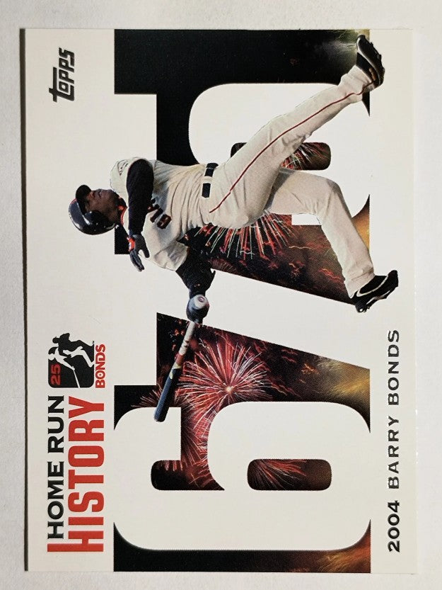 2005 Topps Barry Bonds Home Run History #675 Barry Bonds HR675