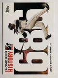 2005 Topps Barry Bonds Home Run History #686 Barry Bonds HR686