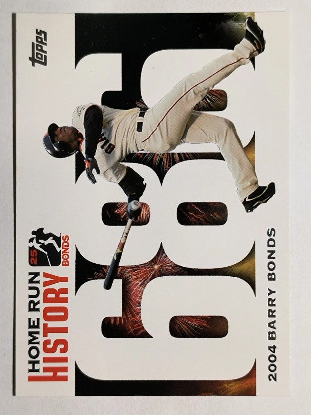2005 Topps Barry Bonds Home Run History #686 Barry Bonds HR686