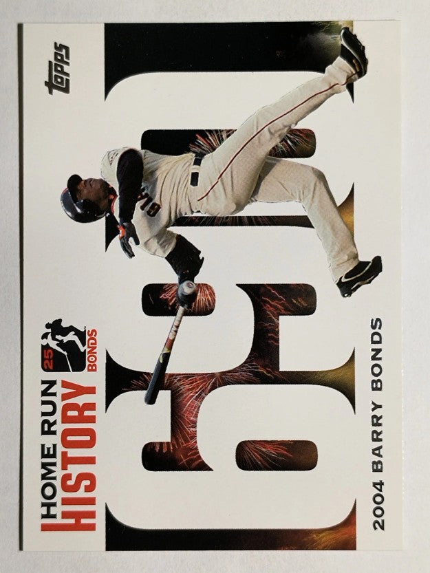2005 Topps Barry Bonds Home Run History #690 Barry Bonds HR690