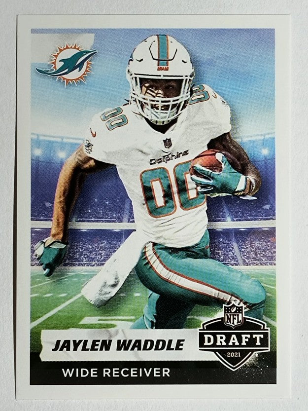 2021 Panini Stickers #34 Jaylen Waddle DRAFT