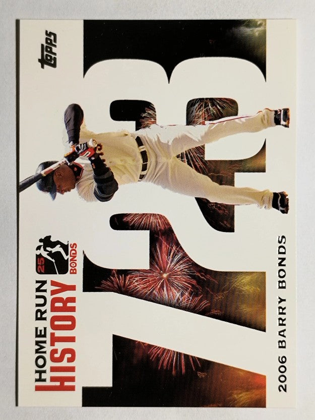 2005 Topps Barry Bonds Home Run History #723 Barry Bonds HR723
