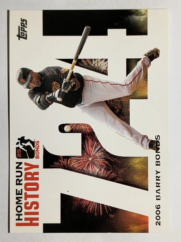 2005 Topps Barry Bonds Home Run History #724 Barry Bonds HR724