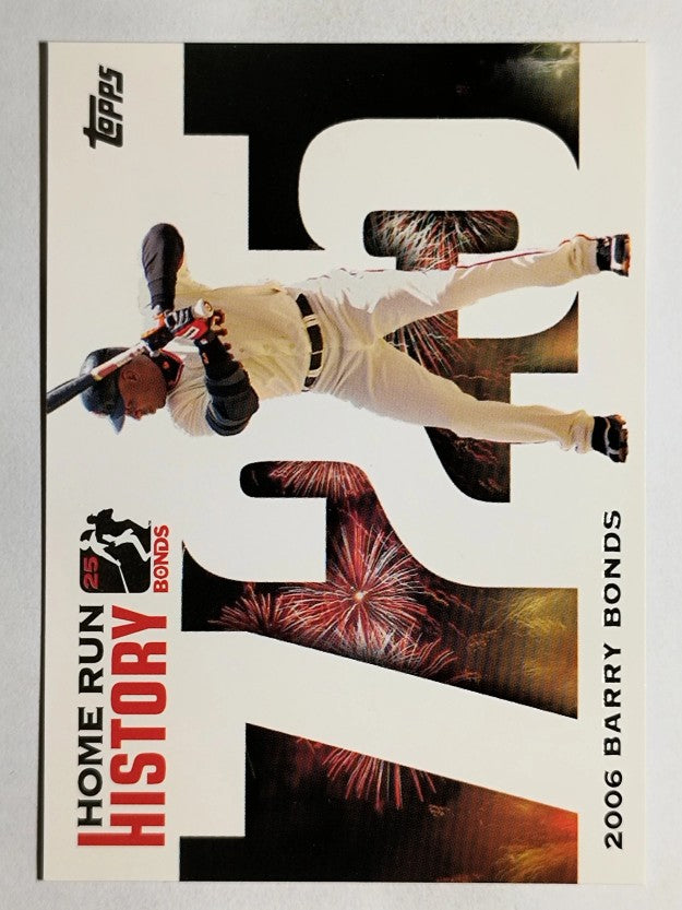 2005 Topps Barry Bonds Home Run History #725 Barry Bonds HR725
