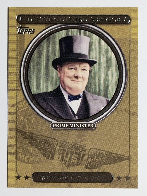 2007 Topps Distinguished Service #DS26 Winston Churchill