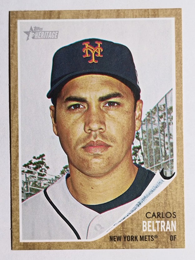 2011 Topps Heritage #7 Carlos Beltran