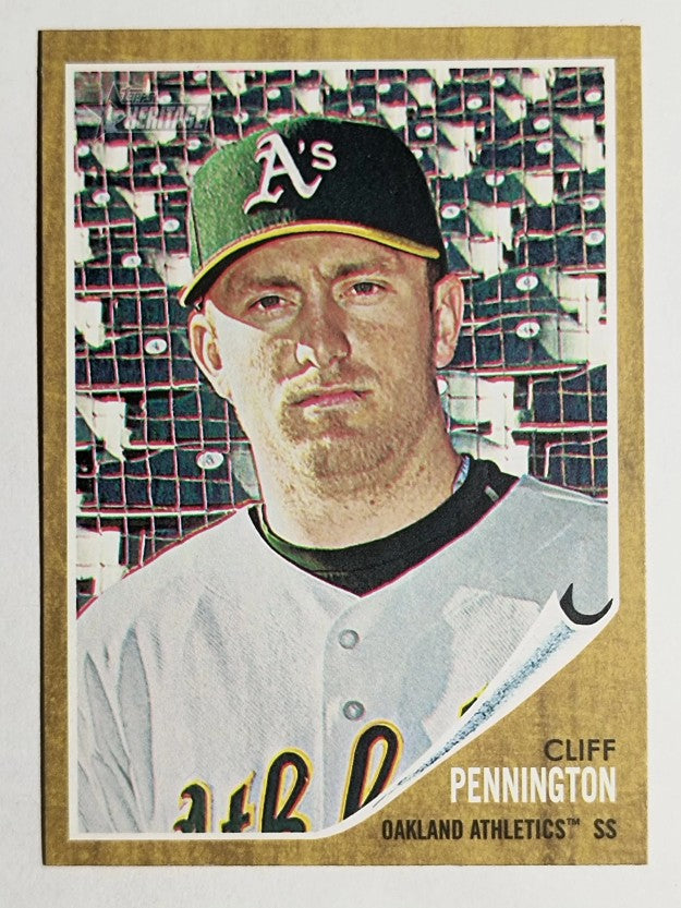 2011 Topps Heritage #13 Cliff Pennington